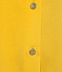 KARL LAGERFELD PARIS Tech Satin Point Collar Short Trim Sleeve Embellished Button-Front Blouse, Color:Daffodil - Image 4