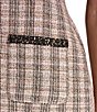 KARL LAGERFELD PARIS Tweed Sheath Dress - Image 4
