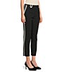 KARL LAGERFELD PARIS Woven Flat Front Ankle Length Coordinating Pants - Image 5