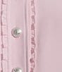 KARL LAGERFELD PARIS Woven Polished Suiting Collared Long Sleeve Cropped Jacket - Image 5