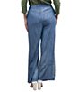 Karyn Seo Coreen Chambray Woven Wide Leg Ankle Length Elastic Waist Pull On Pants - Image 2