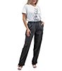 Karyn Seo Dalton Woven Twill Flat Front Cargo Pants - Image 3