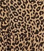 Color:Cheetah - Image 3 - Jocelyn Cheetah Print Crinkle Crepe V-Neck Long Sleeve Tassel Ties Tiered Hem Dress