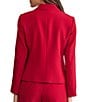 Kasper 3 Button Front Patch Pocket Blazer, Color:Fire Red - Image 2
