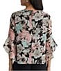 Kasper 3/4 Ruffle Sleeve Blouse - Image 2