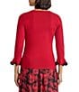 Kasper 3/4 Sleeve Crew Neck Top - Image 4