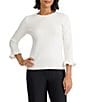 Kasper 3/4 Sleeve Crew Neck Top - Image 5