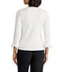 Kasper 3/4 Sleeve Crew Neck Top - Image 6