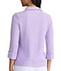 Kasper 3/4 Sleeve Split Cuff Button Front Shirt - Image 2