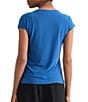 Kasper Cap Sleeve Cowl Neck Top - Image 2