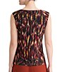 Kasper Cap Sleeve Jersey Blouse - Image 2