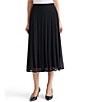 Kasper Chiffon A Line Pleated Skirt - Image 1
