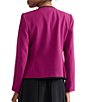 Kasper Contrast Trim Open Front Blazer - Image 2