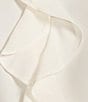 Kasper Crepe Band Neck Sleeveless Ruffle Blouse, Color:Vanilla Ice - Image 4