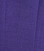Kasper Crepe Panel Seamed One-Button Jacket, Color:Regal Purple - Image 5
