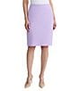 Kasper Crepe Pencil Knee Length Skirt - Image 1
