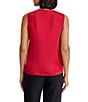 Kasper Drape Neck Satin Blouse - Image 4