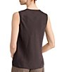 Kasper Drape Neck Textured Charmeuse Blouse - Image 2