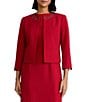 Kasper Embellished Open Front Cardigan - Image 3