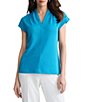 Kasper Extended Sleeve Funnel Neck Blouse - Image 1