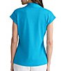 Kasper Extended Sleeve Funnel Neck Blouse - Image 2