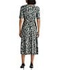 Kasper Fit & Flare Printed Midi Dress - Image 2