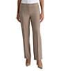 Kasper Flat Front Pebble Crepe Trouser Pants - Image 1