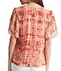 Kasper Flutter Sleeve Blouse - Image 2
