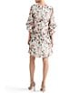 Kasper Flutter Sleeve Printed Shift Dress - Image 2