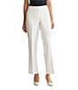 Kasper Fly Front Crepe Trouser Pants, Color:Vanilla Ice - Image 1