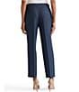 Kasper Fly Front Plaid Ankle Pants - Image 2