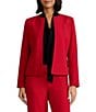 Kasper Jewel Neck Open Front Jacket - Image 1