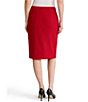 Kasper Knee Length Side Buttoned Pencil Skirt - Image 4