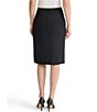 Kasper Knee Length Side Buttoned Pencil Skirt - Image 2