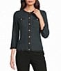 Kasper Long Sleeve Button Front Cardigan - Image 1
