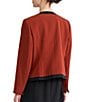 Kasper Long Sleeve Color Block Crepe Jacket - Image 2