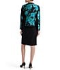 Kasper Long Sleeve Jacquard Blazer - Image 3