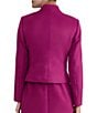 Kasper Long Sleeve Scuba Suede Blazer - Image 2