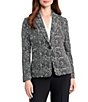 Kasper Long-Sleeve Tweed Blazer - Image 1