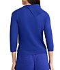 Kasper Mock Neck 3/4 Sleeve Sweater - Image 2