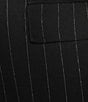 Kasper Notch Collar Long Sleeve Pinstripe Blazer - Image 4