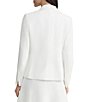 Kasper One Button Asymmetrical Collar Jacket - Image 2