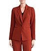 Kasper One Button Crepe Blazer - Image 3