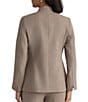 Kasper One Button Pebble Crepe Jacket - Image 2