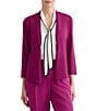 Kasper Open Front 3/4 Sleeve Cardigan - Image 3