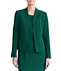 Kasper Open Front Crepe Jacket - Image 1