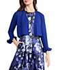 Kasper Open-Front Cropped Length Cardigan - Image 1