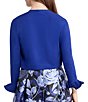 Kasper Open-Front Cropped Length Cardigan - Image 2