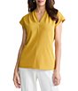 Kasper Petite Extended Sleeve Funnel Neck Blouse - Image 3