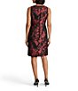 Kasper Petite Jacquard Scoop Neck Sleeveless Sheath Dress - Image 2